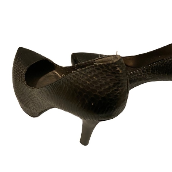 Carlos Santana Faux Snakeskin Platform Pumps Size 10 - Picture 4 of 11